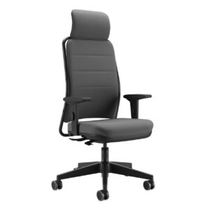 Cadeira Presidente Soft 16501 SRE- Base Nylon - Braço SL- Revestimento em CEC-Cavaletti